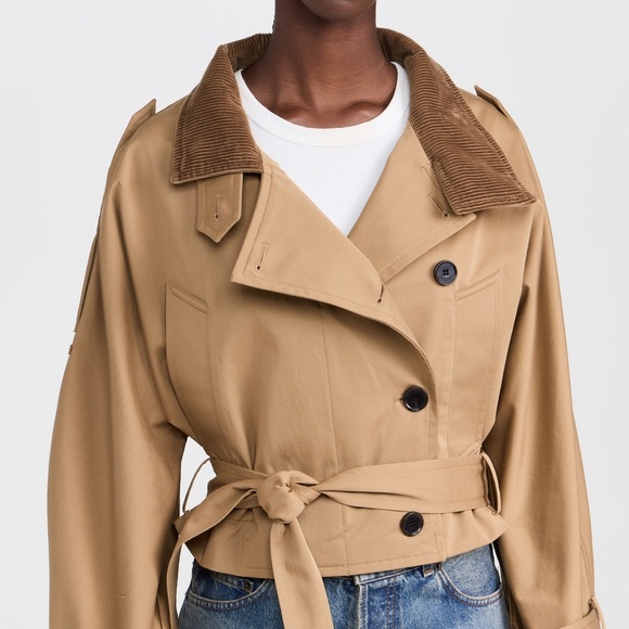 Citizens Of Humanity Tan Trench Coat - Picture 2 of 8